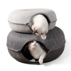 Donut Bed Tunnel - Cat