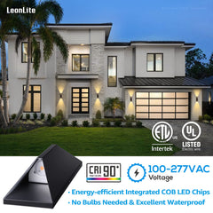 LEONLITE Dimmable LED Up Down Wall Light